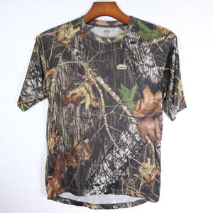 Medalist Realtree Mens Camouflage T Shirt Size Medium Polyester Thin Wicking